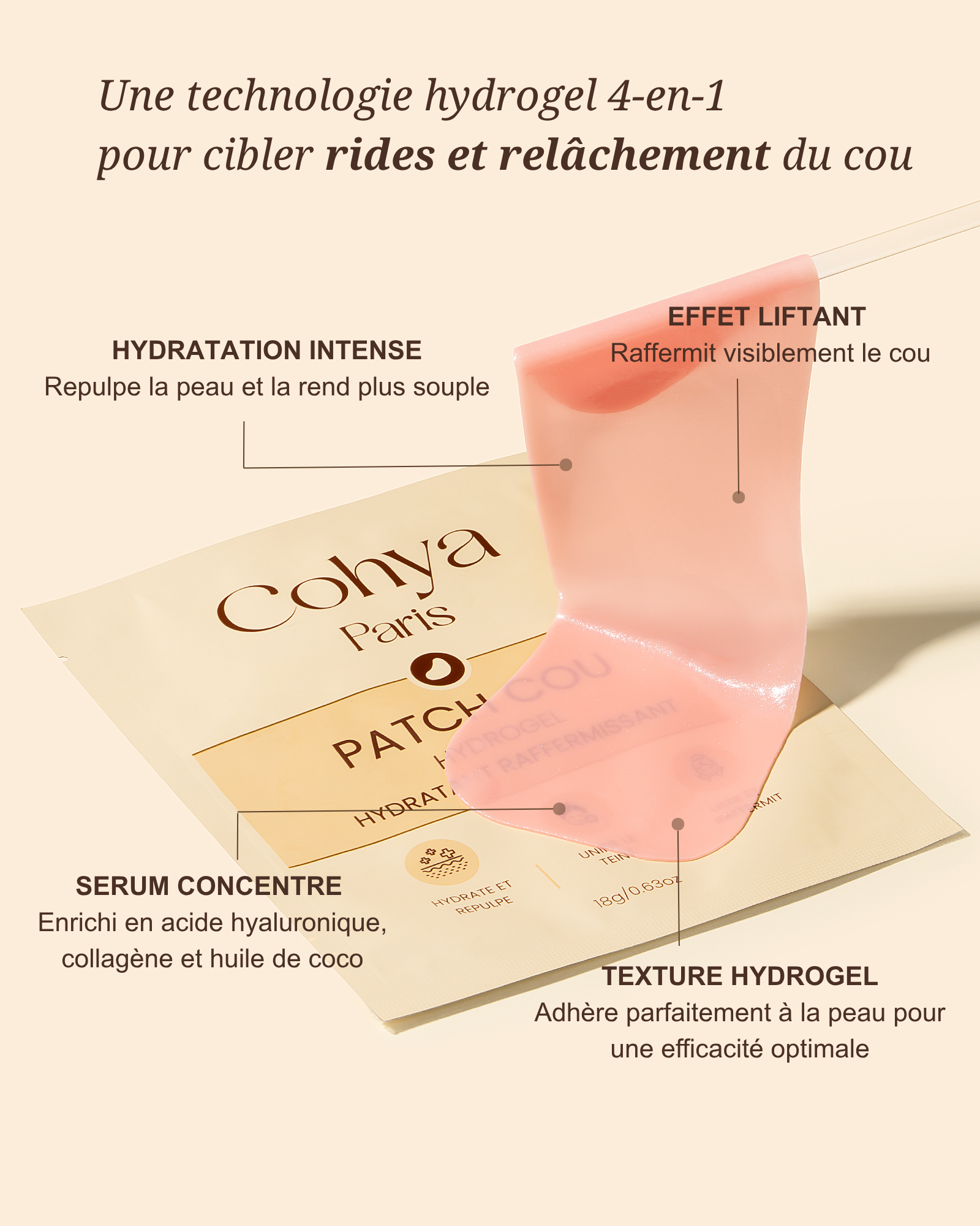 Patch cou anti-rides