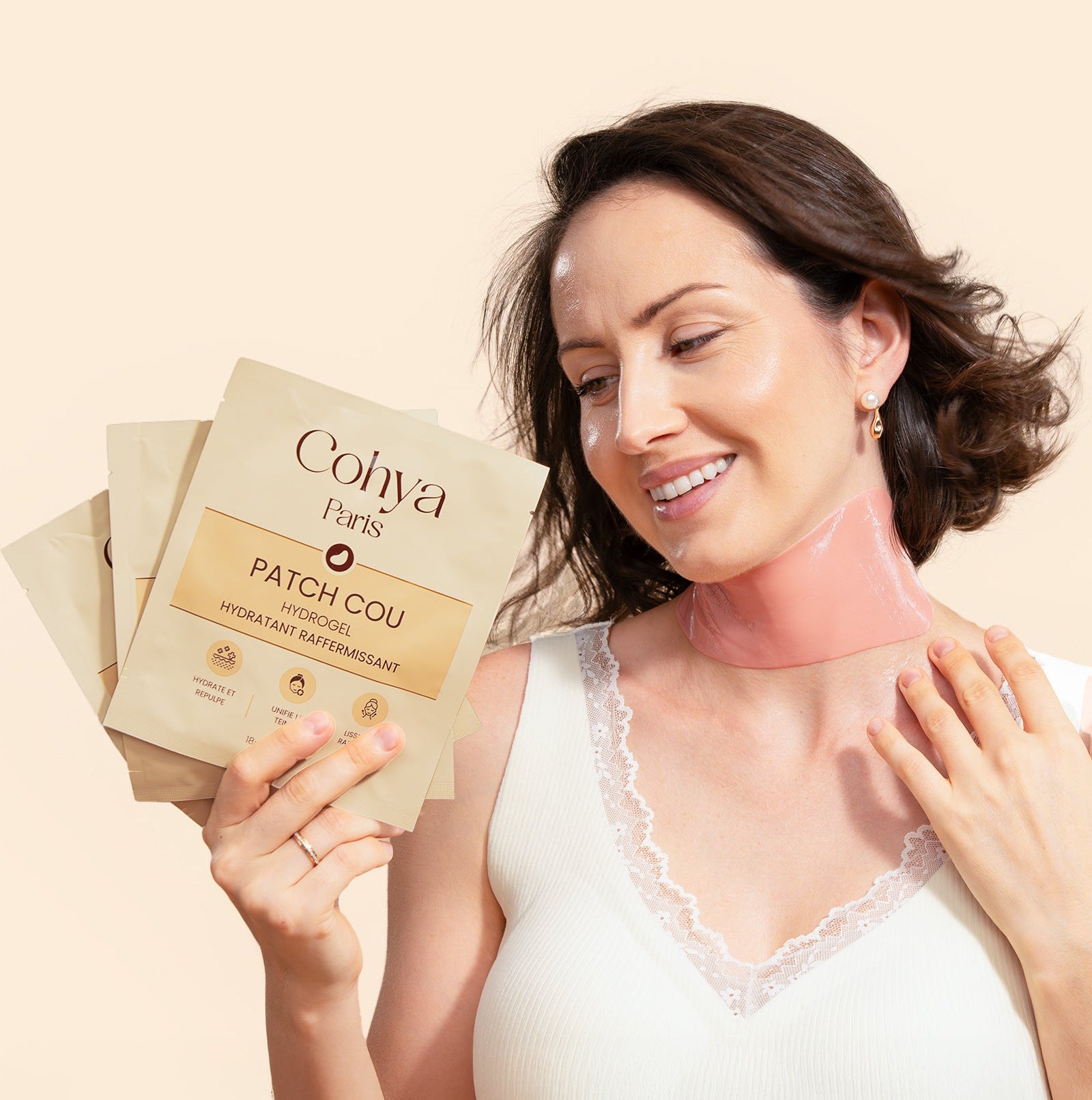 Patch silicone pour décolleté